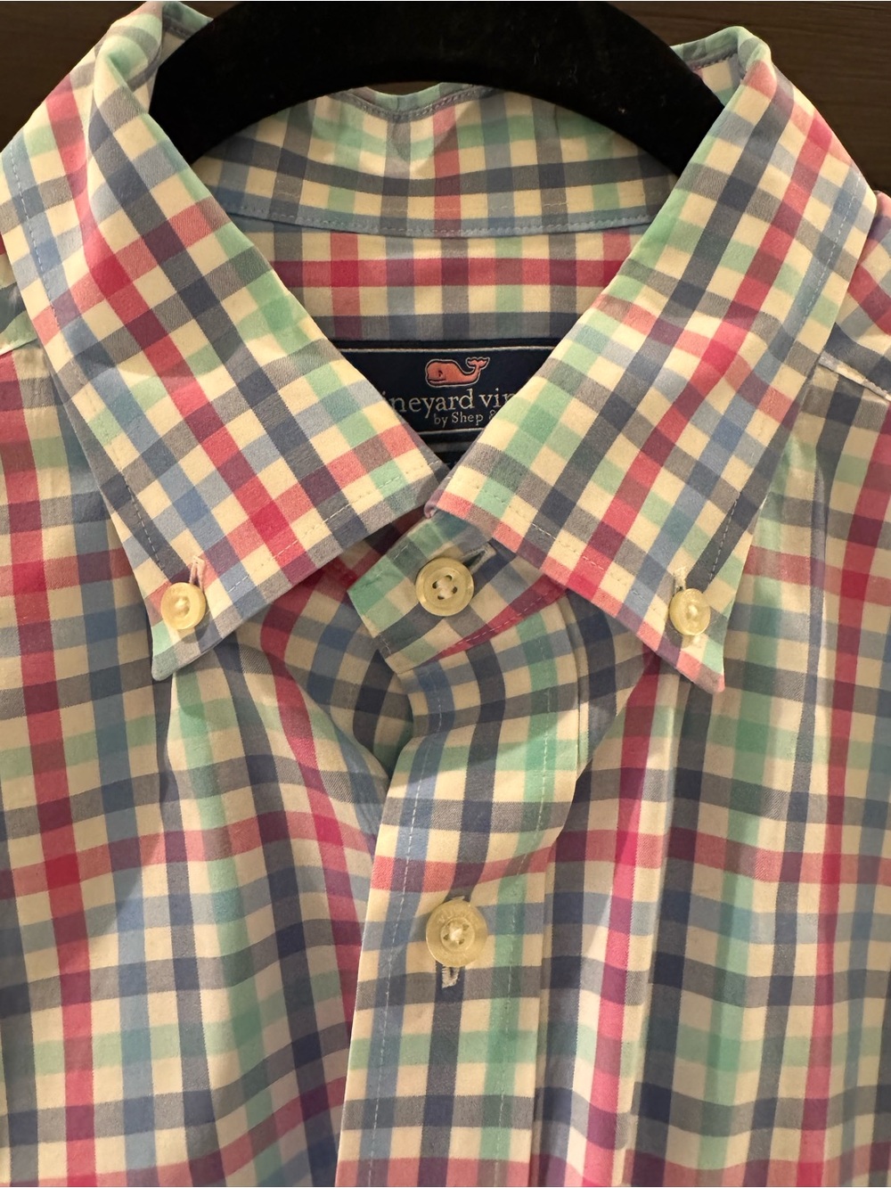 Vineyard Vines Men's Pastel Multi-Check Tucker Shirt - Large